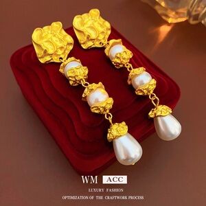 Medieval vintage earrings, women's earrings, designer craftsmanship